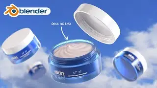 Blender - Cosmetic Cream Jar Modeling Tutorial