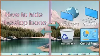 How to hide desktop folder in windows 11