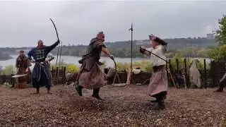 Шоу казаков на о.Хортица (Запорожская область)