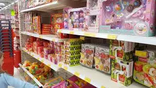 Supermarket products, cash register and money - toys in Jumbo Ruse