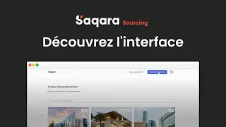 Saqara Sourcing - Découvrez la plateforme