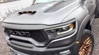 Dodge RAM TRX. Tuning. Wrapping PPF matte XPEL Stealth. Тюнинг и оклеивание матовой плёнкой.