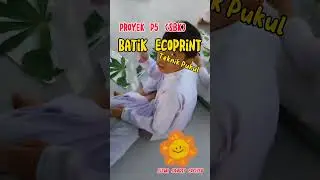 Batik Ecoprint #belajar #kurikulummerdeka #merdekabelajar