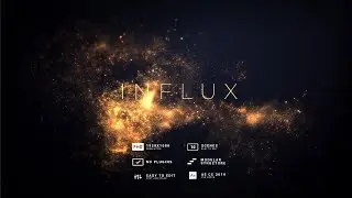 Influx | Flow Particles Titles  | After Effects Templates Videohive