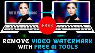 How to Remove WATERMARK from any Video for FREE- With Online AI Tool| WATERMARK REMOVER 2024