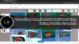 How to code Bangladesh National Flag by using Turtle Graphic