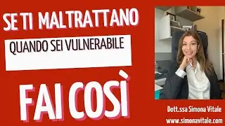 ⛔ TI CAPITA MAI DI APRIRTI EMOTIVAMENTE CON QUALCUNO E VENIRE DENIGRATA?