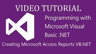 Create Report VB net - How to create access crystal report in vb.net