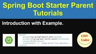 Spring Boot Starter Parent Kya Hota Hai | Introduction of Spring Boot Starter Parent with Example