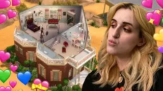 Lovecore Heart Shaped House + Valentine's Day Let's Play! | Sims 4