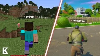 Playing Minecraft & Fortnite at the Same Time!