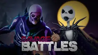 Jack Skellington vs Skull Trooper Savage Battles #5 ( Feat. Snakebite & raccoonbro)
