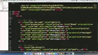 Including Bootstrap Tabs on your Website