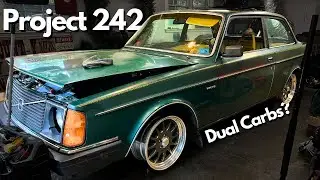 Our green Volvo 242 RUNS AGAIN!!