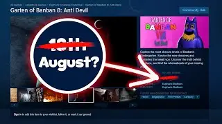 When Is Garten of Banban 8 Coming Out? (Official Clues Revealed)
