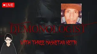 [🔴LIVE] #Horortober Game Horor Coop Terbaik | Mabar with Three Masketar Ketir Demonologist Maljuhor