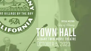 City Council Town Hall - Albany Twin Movie Theatre