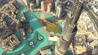 Прыжок с самого высокого здания в мире Burj Khalifa 828 м. U.A.E.Dubai ▼Click To Share▼