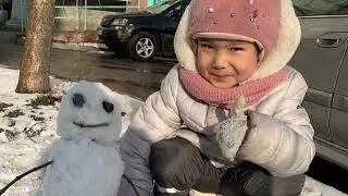 Снеговик 2022. Олаф холодное сердце. Зима 2022. Февраль 2022. Видео для детей.