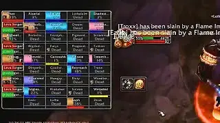 WoW HC Moment: Molten Core 22 members WIPED on Hardcore