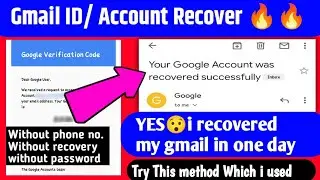 How To Recover Gmail Account Without Phone Number WithOut verification