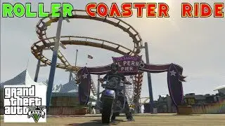 NEW Del Perro Pier Rides (Carnival roller Coaster DLC) Online GTA V