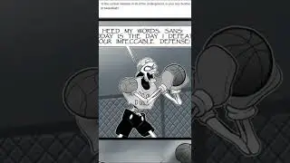 Papyrus and Sans Play Basketball! Undertale Comic Dub!
