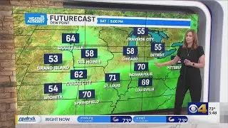 One last hot, humid day with record heat possible