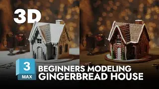 Gingerbread House | Live Modeling with VizAcademy! | Beginners friendly