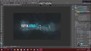 Youtube Kanal Kapak Fotoğrafı Yapma-Hazır-Kolay -Photoshop CS6