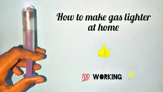 how to make gas lighter at home very easy and simple 💯🥰🤭