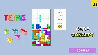 How to code Tetris using Javascript