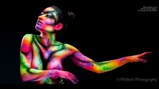 Fiery Bodypaint shoot [BTS]