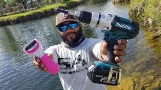 Fishing with a DRILL Challenge | Monster Mike