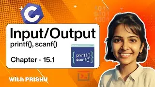 15.1 InputOutput functions & format specifiers | C Language Complete Course | Happy Coding