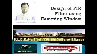 Design of FIR Filter using Hamming Window