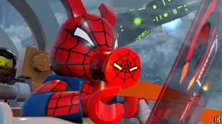 Spider-Ham Flies The Benatar to Defeat Kang The Conqueror - Guardians of the Galaxy LEGO MSH2