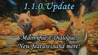 Celine the Talking Fox Skyrim Follower | Update 1.1.0 Release!
