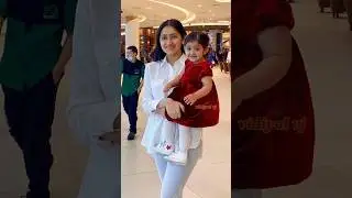 Actress Sayyesha Arya With Her Daughter Ariana Recent Cute Picture #shorts