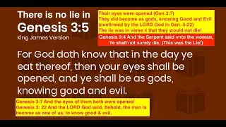 History of Creation: Genesis chapter 3 / knowing Good and Evil