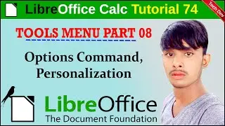 LibreOffice calc tutorial 74 || Options || tools menu part 8 || in hindi || by dev || technical dev