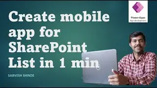 Create App for SharePoint list in 1 min | PowerApps | PowerApps for Beginners | Power Platform