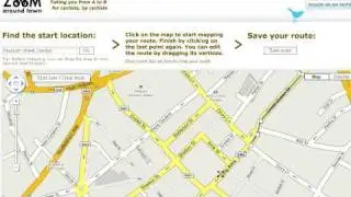 Zoom around Town cycle commute route database - how to add new route