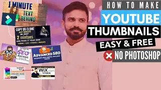 🔥 How to make YouTube video thumbnail image   🔥 | Hollywood / Bollywood level | Free | No photoshop
