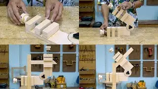 Impressive DIY Adjustable Wood Clamps for Woodworking Tips and Tricks