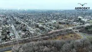 Hamilton, Ontario Aerial View