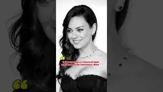 I HAVE NO LIFE CONSISTENCY : MILA KUNIS | Mila Kunis | Mila Kunis Quote   #shorts   #milakunis