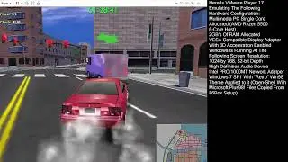 Open1560 (Open-Source Midtown Madness Game Engine) On VMware Player 17