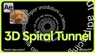 KTS® - 3D Spiral Tunnel - After Effects⁑ ⁑ ⁑ ⁑ ⁑ ⁑ ⁑ ⁑ ⁑ ⁑