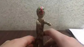 Лепим SCP -173 из пластилина / Scp 173 with clay